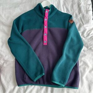 Burton Fleece Button-Up Sweater